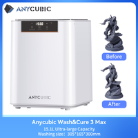 ANYCUBIC Wash & Cure 3 Max Printed Model Washing and Curing Machine Cleaning Size 434*434*556mm For Large LCD Resin 3D Printer