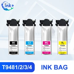 T9481-T9484 Ink Bag with Chip Refillable Ink Cartridge for Epson Workforce Pro WF-C5290 C-5790 C-5210 C-5710 Printers