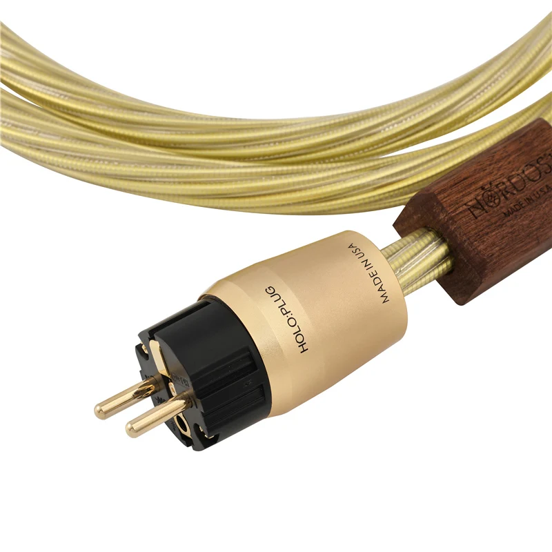 Odin Gold Hifi Netsnoer Audio High Fidelity Koorts Power Kabel Ons En Eu Plug