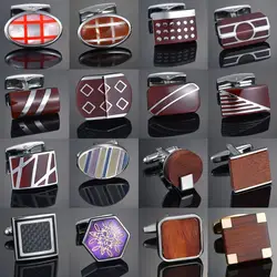 Quality Enamel Baking Paint Men's French Shirt Cufflinks Wholesale Custom Made Cuff top grade Business Wedding shirt cufflinks