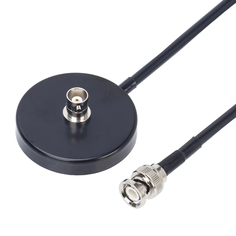 BNC MB-60 Mount Mobile Antenna for BAOFENG Two Way Radio 50W Input Base RG58 Feeder