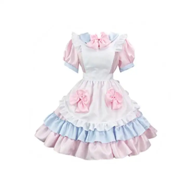 

Extra Large Size 200 Pou Lolita Anime Maid Dr Trendy Women's Clothing Vintage Fanqi Hanfu Sle Maxi Dr for plus Size