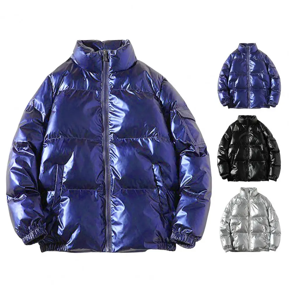 

Зимняя парка 2025 года, повседневная мужская теплая толстая ветрозащитная куртка, пальто, мужское модное пальто высокого качества, мужская одежда, глянцевый хлопок