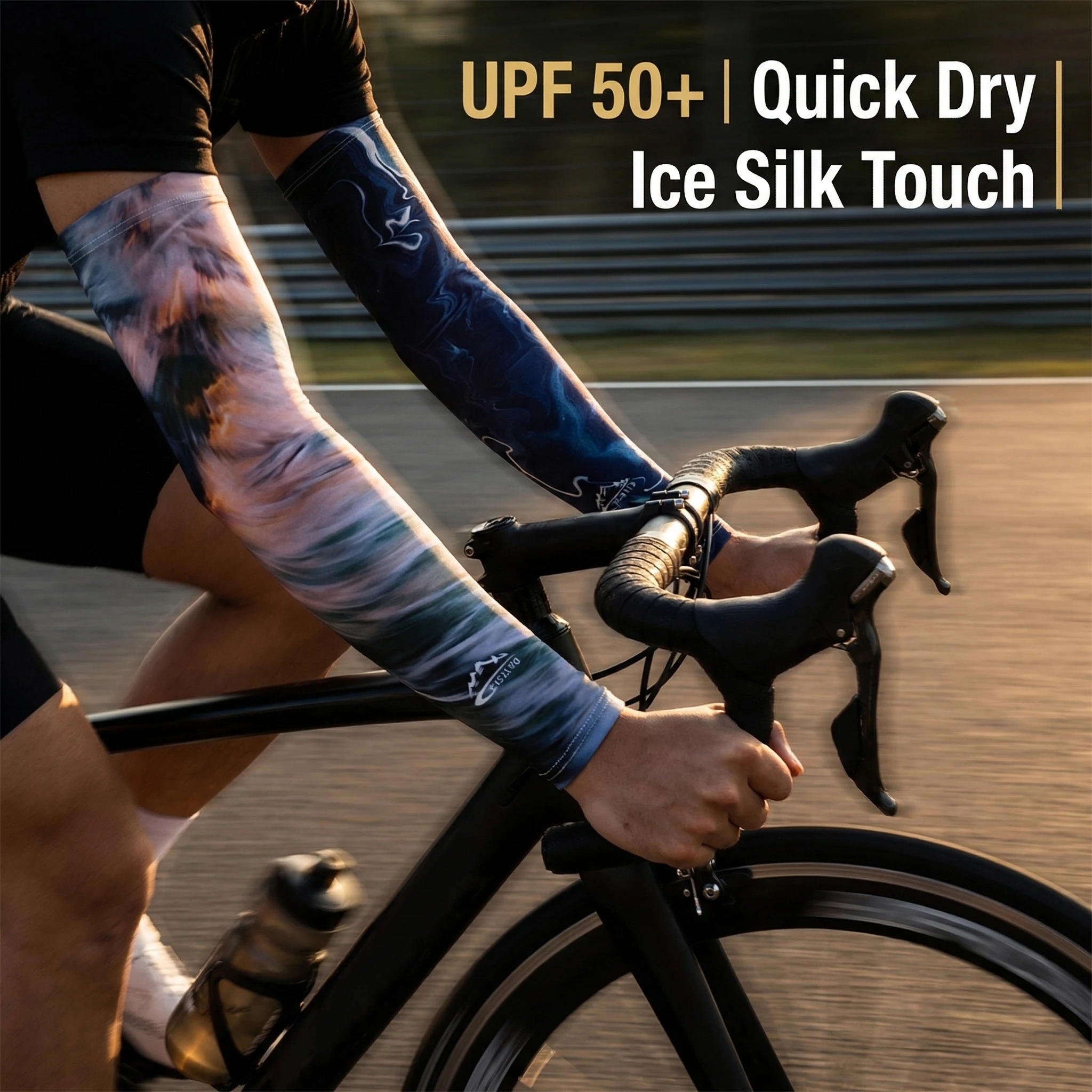 

YANBIGUO 4 Pairs Cooling Arm Sleeves,UV Sun Protection Compression Arm Covers,Breathable Sports Sleeves for Cycling Running Golf