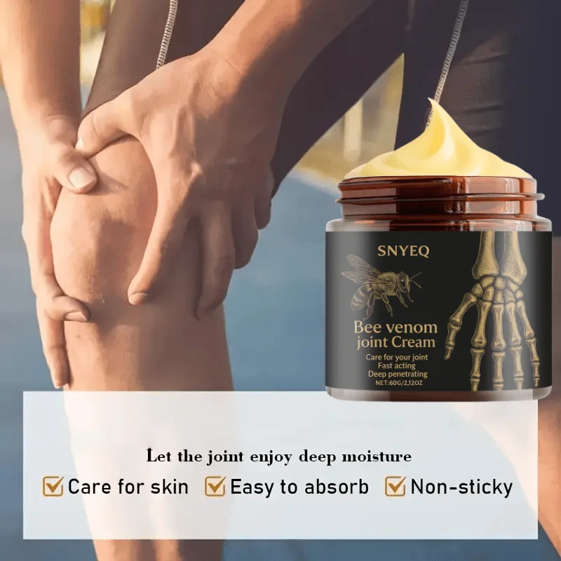 كريم مفصل سم النحل، سريع المفعول وطويل الأمد، مناسب للجسم والرقبة والركبتين واليدين والساقين ومفاصل الخصر والعناية بالمفاصل #4