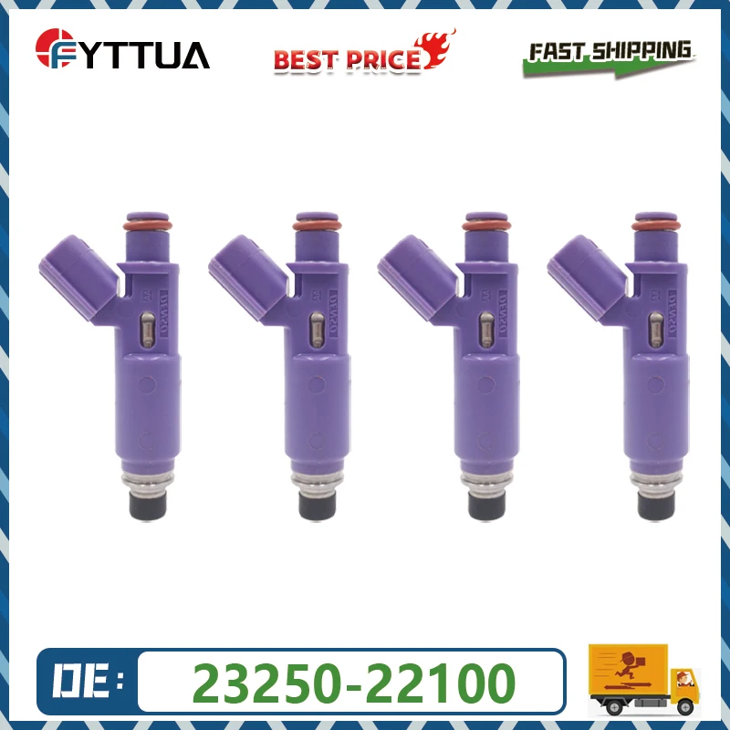 

4pcs Fuel injector 23250-22100 23209-22100 FOR TOYOTA MR2 CELICA AVENSIS VVTI 1.8 16V 1ZZ-FE
