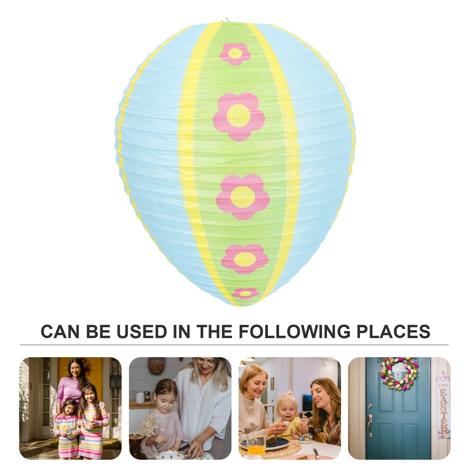 

Easter Egg Lantern Decorations for Party Paper Decorative Lanterns Hanging Small Eggs