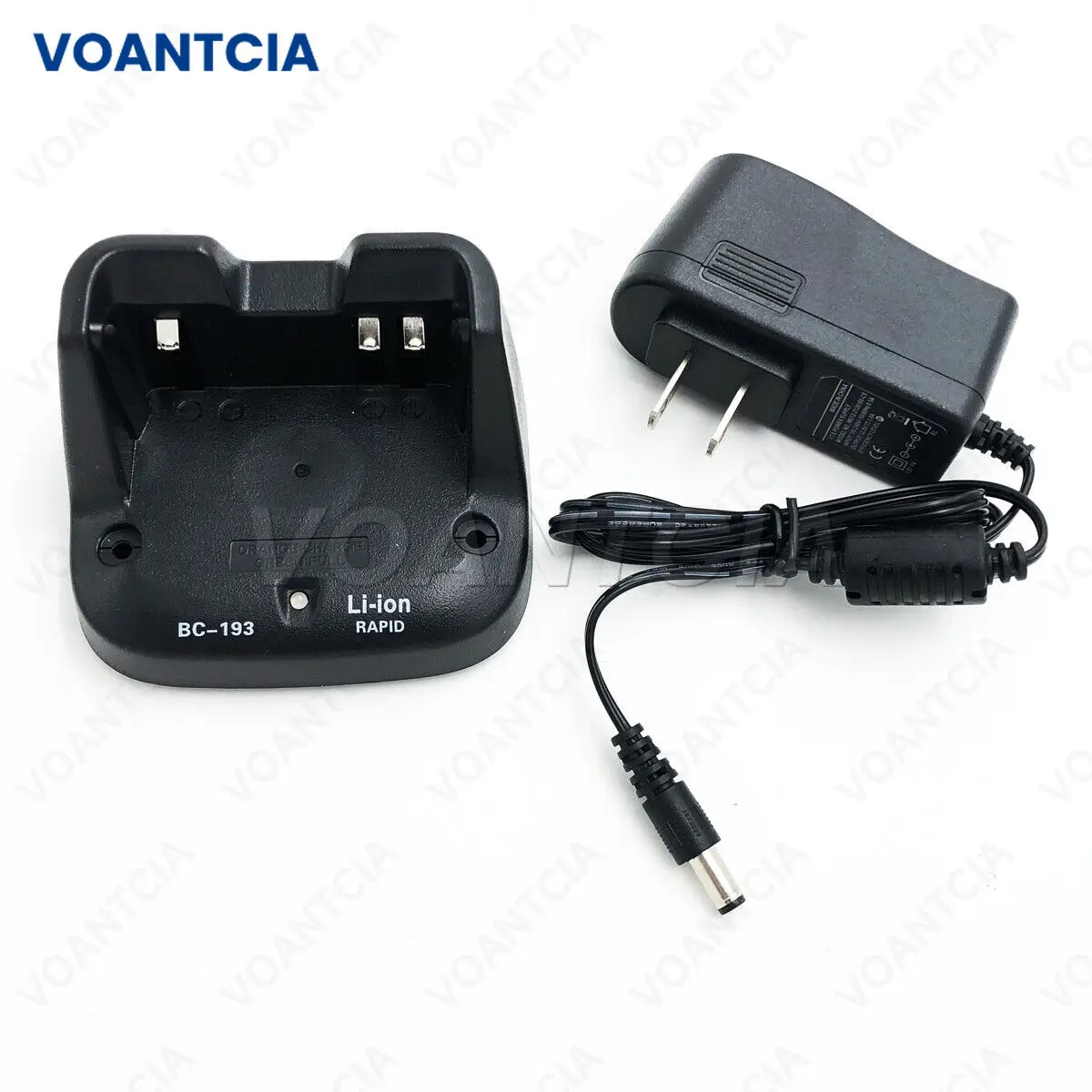 Carregador de bateria para ICOM Walkie Talkie, Rádio IC-V80, V80E, T70A, T70E, F4002, F3001, F3003, BC-193, BC-193