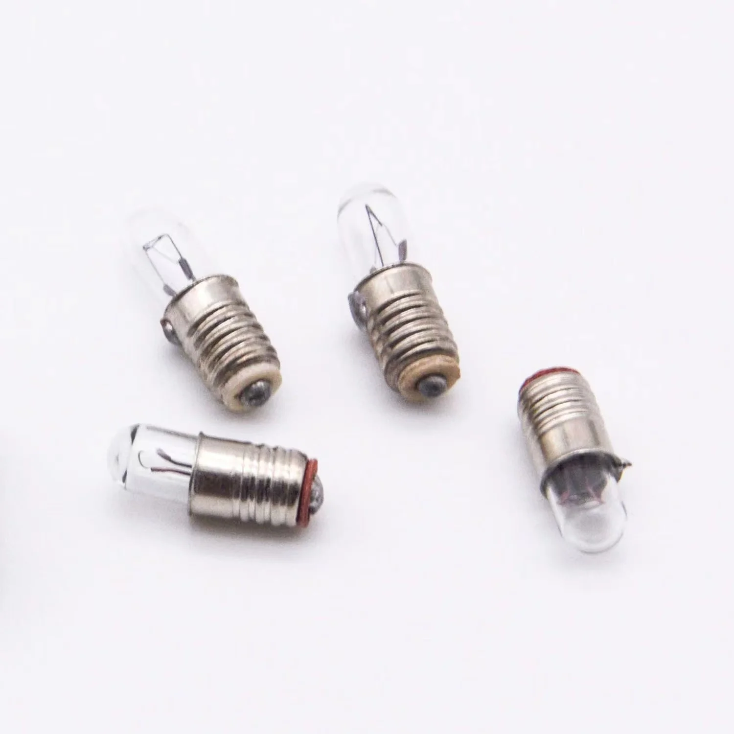 E5 Screw Miniature Rice Grain Indicator Bulb 1.5v2.5v 6.3v 12v 24v Small Signal Lamp Beads 2025-01