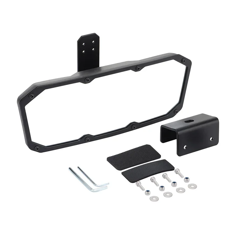 

​ ​ Сверхмощное зеркало заднего вида для лодки, D-образный кронштейн, противоударное стекло 2G, универсальное, подходит для центральной консоли, рыбацкой лодки ​ ​