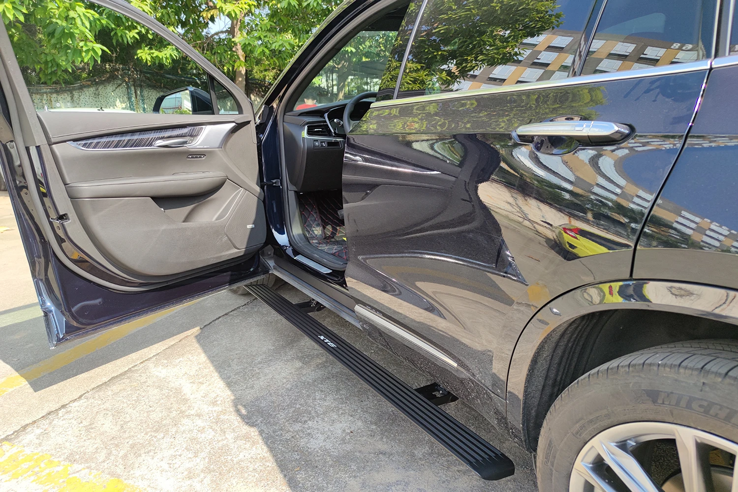 Electric Side Step Deployed Running Board for Cadillac XT6 2019+  Power Retractable Side Bar