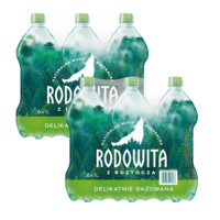 12x RODOWITA mineral water from Mite gently carbonated 1 L