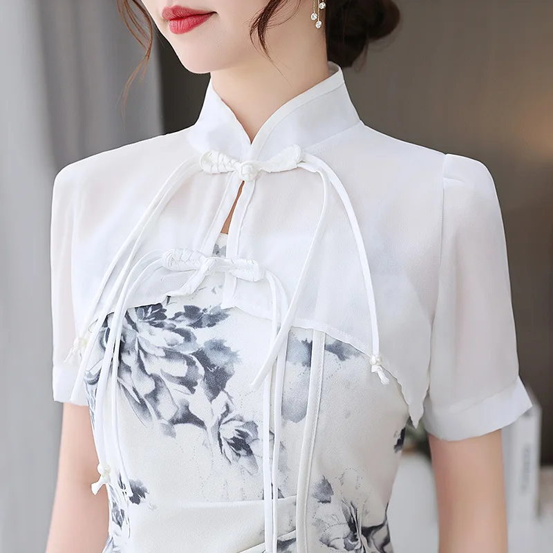 Elegante temperamento cheongsam vintage chinês tradicional qipao vestido sexy mini magro split vestido chinês cosplay traje uniforme