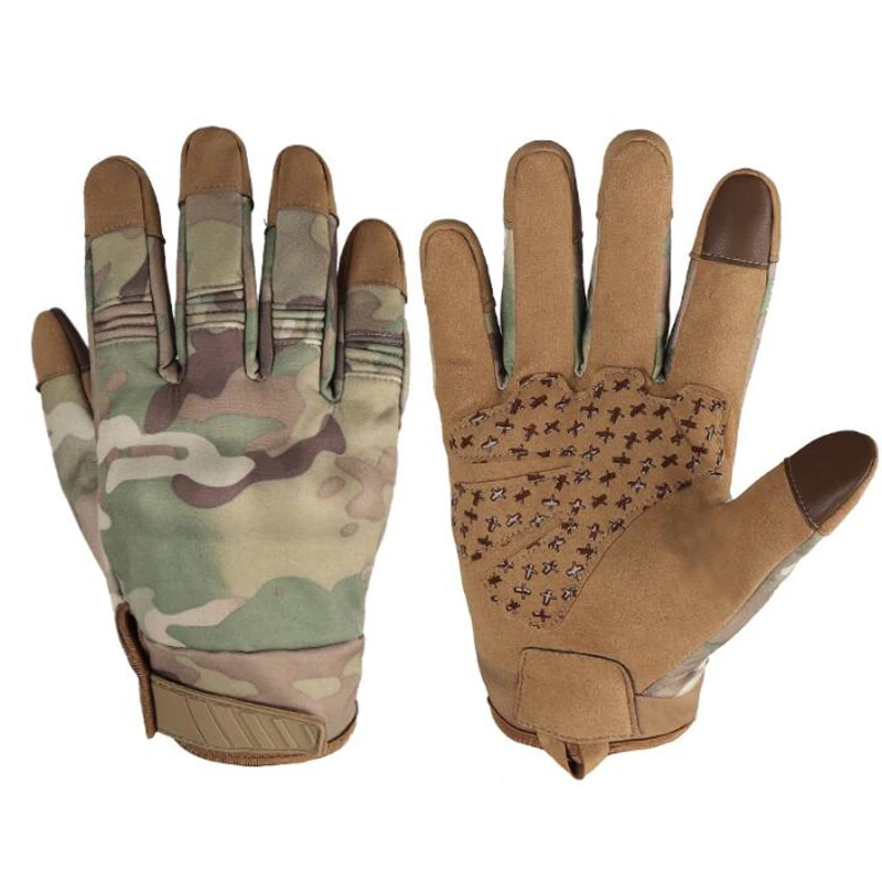 

Touch Screen Tactical Gloves Combat Full Finger Gloves Men Multicam Camouflage Hiking Cycling Climbing Gloves