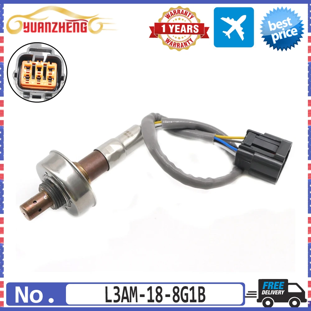 L3AM-18-8G1B baru rasio bahan bakar udara depan keluaran baru Sensor oksigen Lambda O2 untuk Mazda MPV 2.3 DBA-LY3P 4WD 2007-2015 L3AM188G1