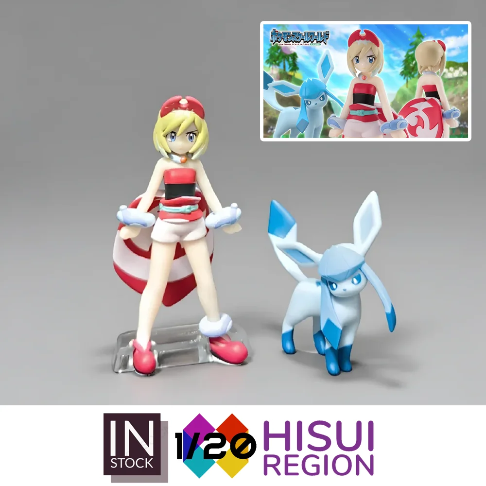 

[In Stock][BanDai]1/20 PVC Scale World [PVC][Hisui Region] – Irida & Glaceon
