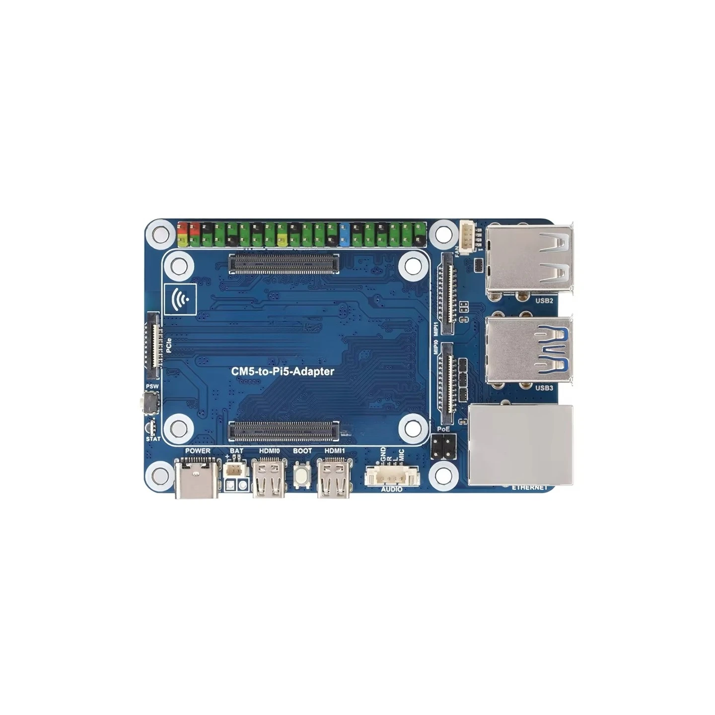 for CM5 to Pi 5 Adapter Board for Raspberry Pi 5, Alternative Solution, Audio Header, Mic Connection