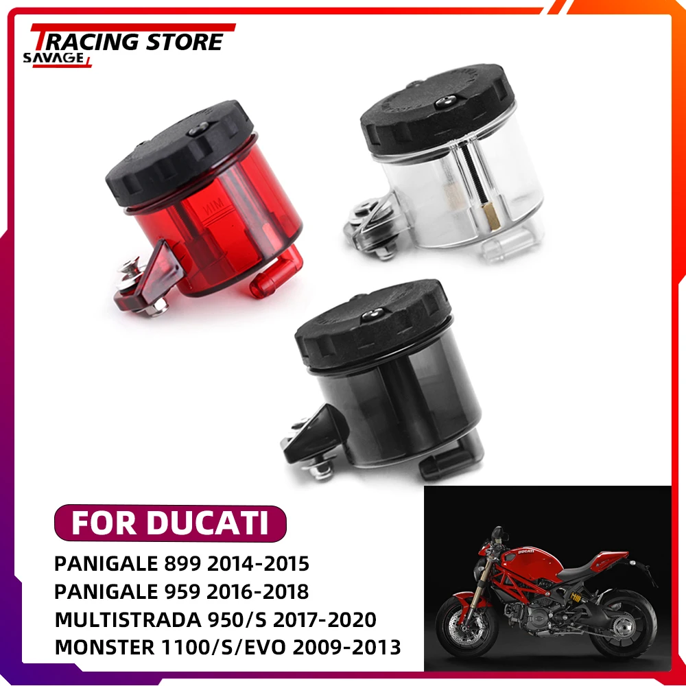 

Brake Fluid Oil Reservoir Tank For DUCATI 748 749 996 1099 S/R Panigale 899 959 V4 1100/S/R Multistrada 950/S MONSTER 1100/S/EVO
