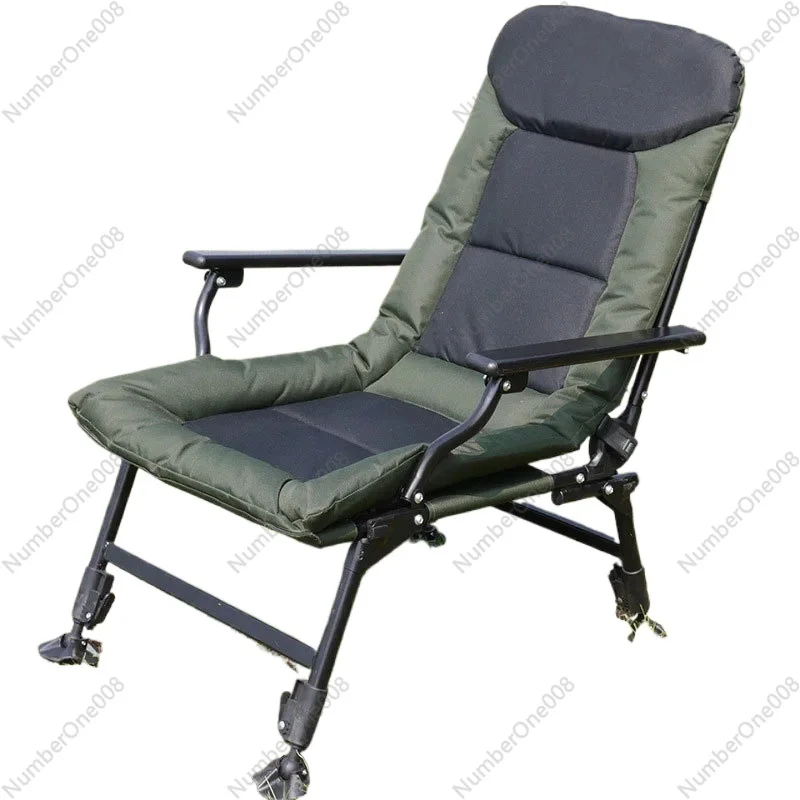 Multifunctional fishing chair Thickened reclining European fishing chair All terrain seat outdoor portable folding chair