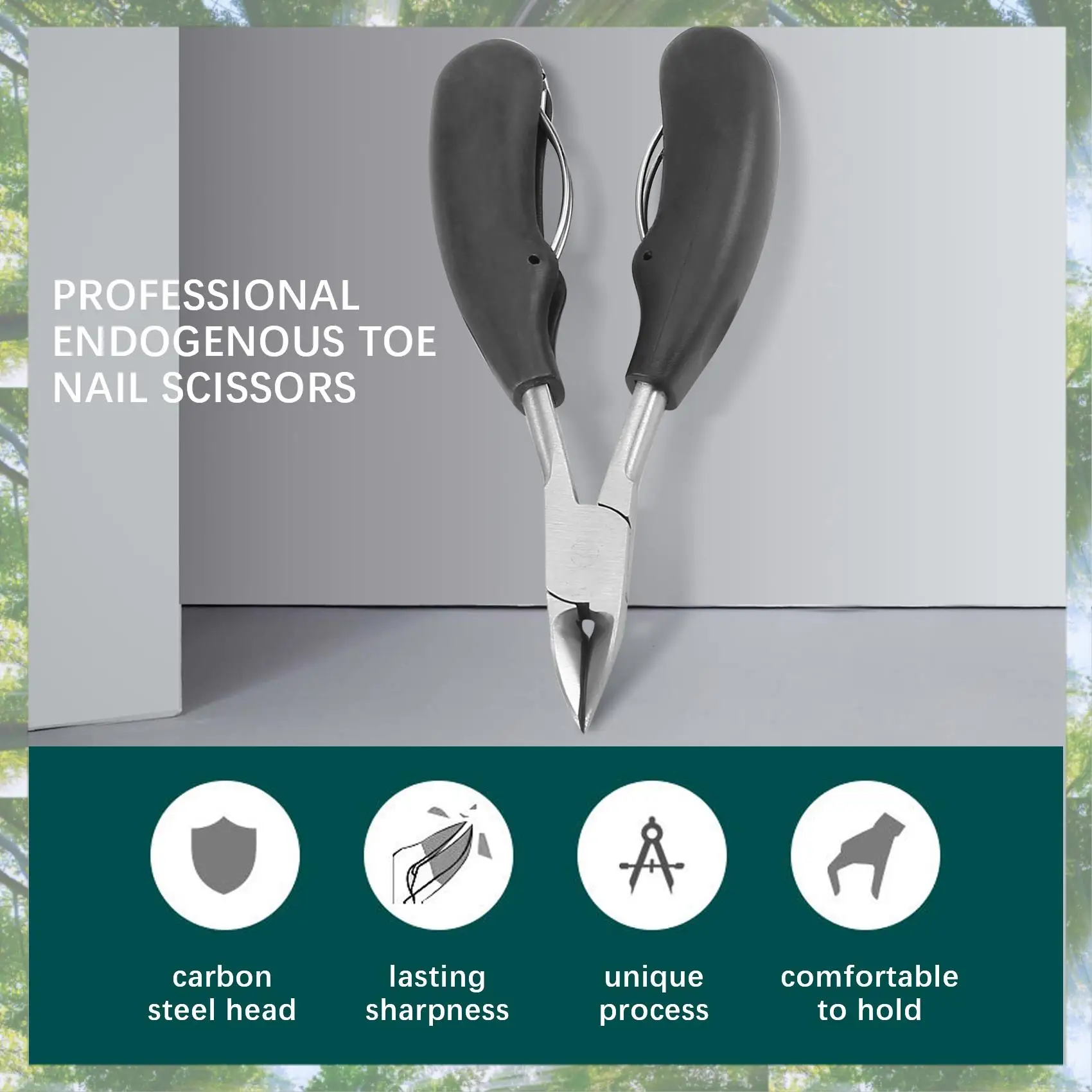 

L73A 2025-4 Pcs Toenail Clippers, Thick & Ingrown Toe Nail Clippers For Men & Seniors, Pedicure Clippers Toenail Cutters