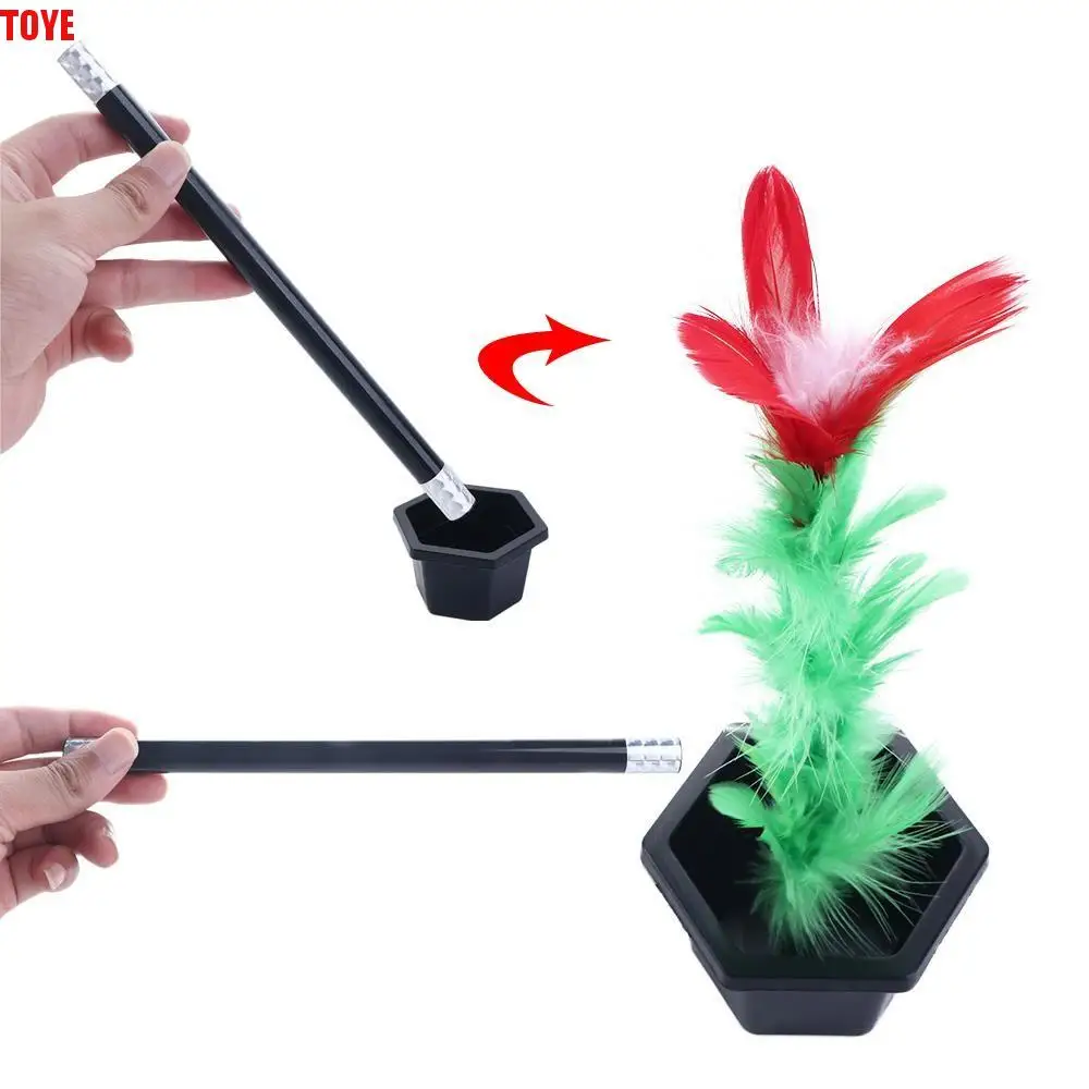 

Close-up Magic Prop Magicians Tricks Toys Flower Stick Magic Trick Magic Flower Stick Magic Trick Wand Magic Wand To Flower
