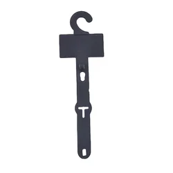 200pcs Plastic Package Garments Accessories Display Hanging Clip Buckle Clasps PP Leather Belt Products On Pegs Hooks HK10