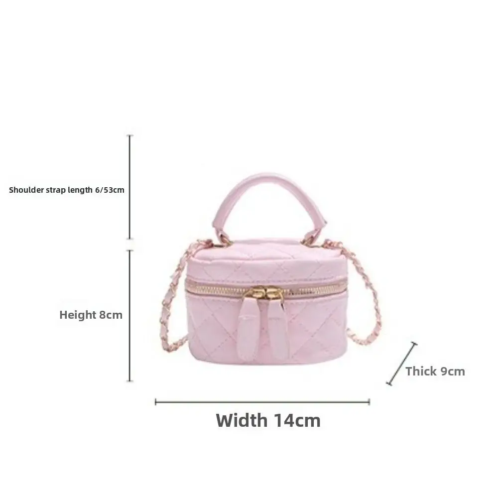 Мини-кожаная сумка-ведро со стеганой бриллиантами, клетчатый узор с золотой цепочкой, сумка через плечо, женская сумка через плечо