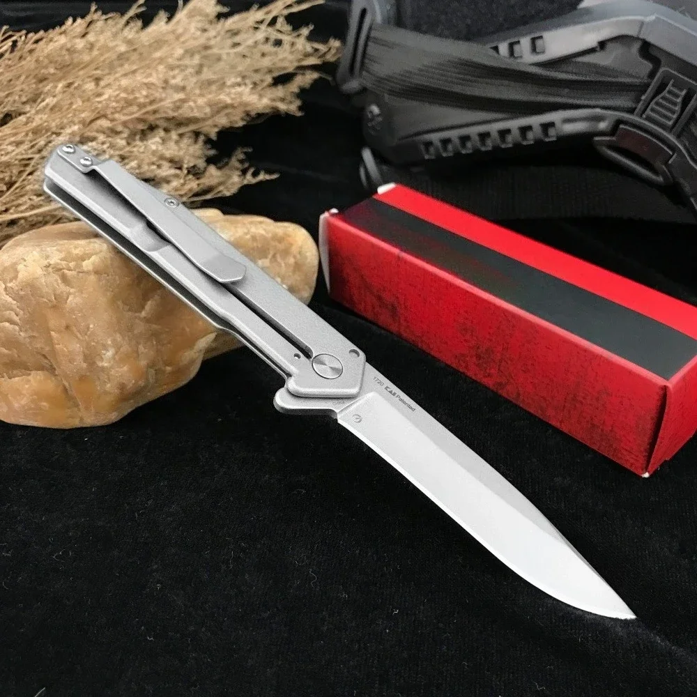 1720 سكين للفرد عالي الجودة 420 مقبض فولاذي حاد 8Cr13Mov شفرة محمولة في الهواء الطلق بقاء سكين تخييم EDC أداة الجيب