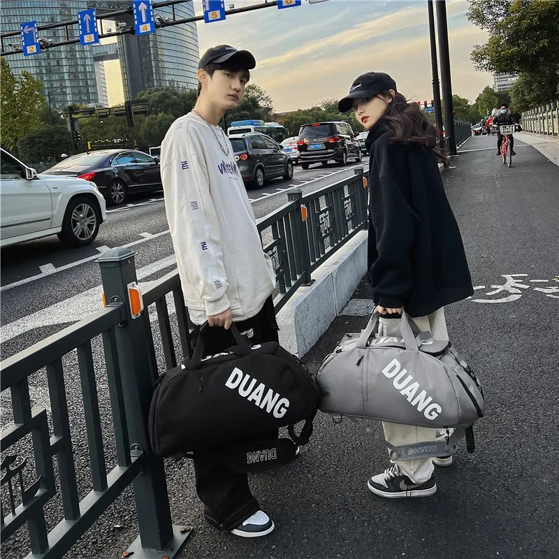 

Спортивная сумка для тренировок и фитнеса, вместительная дорожная сумка, рюкзак для мужчин и женщин, для спортзала, улицы, колледжа, школы, сумка через плечо