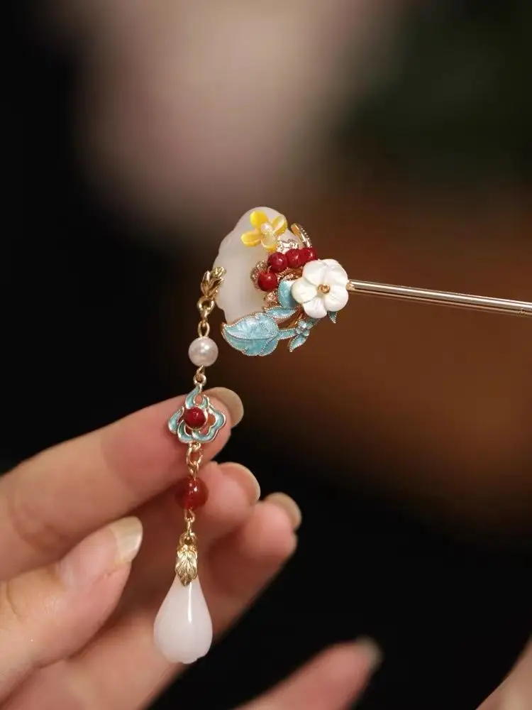 Women's Hairpin Advanced Sense Creative Ming, Qing and Song Dynasty Hanfu Ancient Clothes Daily Palace Style