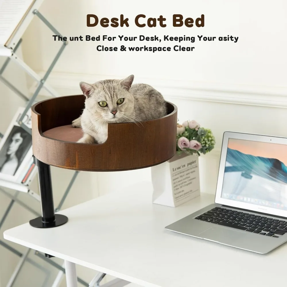 The Perfect cat Bed for Desk Ideal for Home Offices, Keeps Your Workspace Feline Free,Also Enjoy .