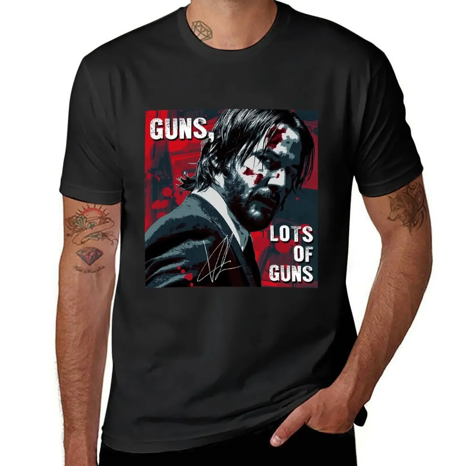 

John Wick T-Shirt sublime street wear graphic t shirt vintage outfits for men