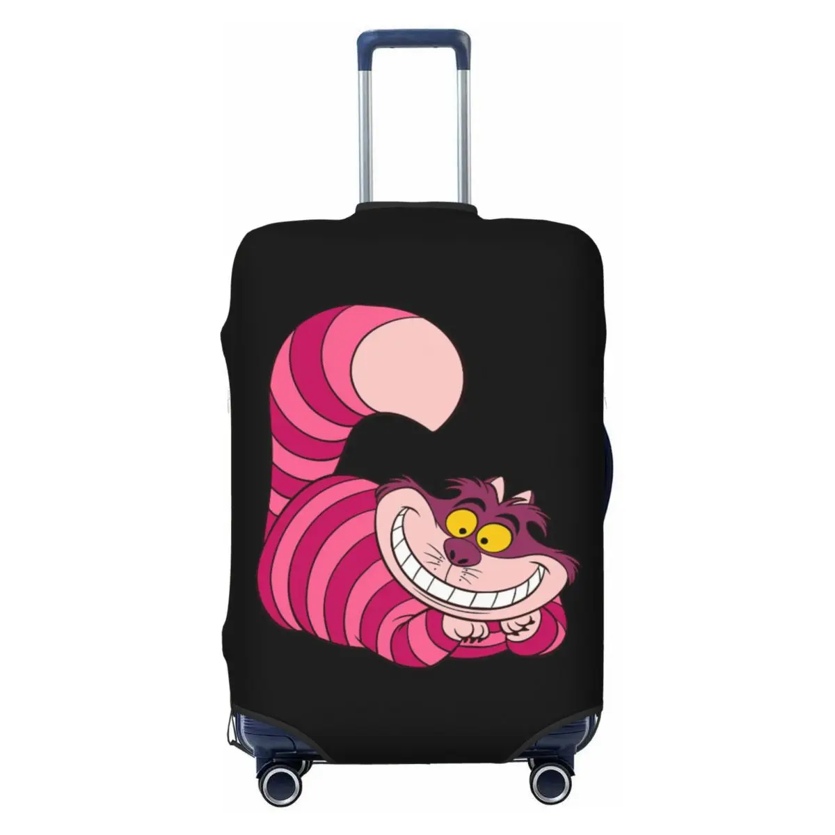 

Alice In Wonderland Cheshire Cat Travel Luggage Cover Dust Proof Suitcase Cover Protector Fit 18-32 Inch