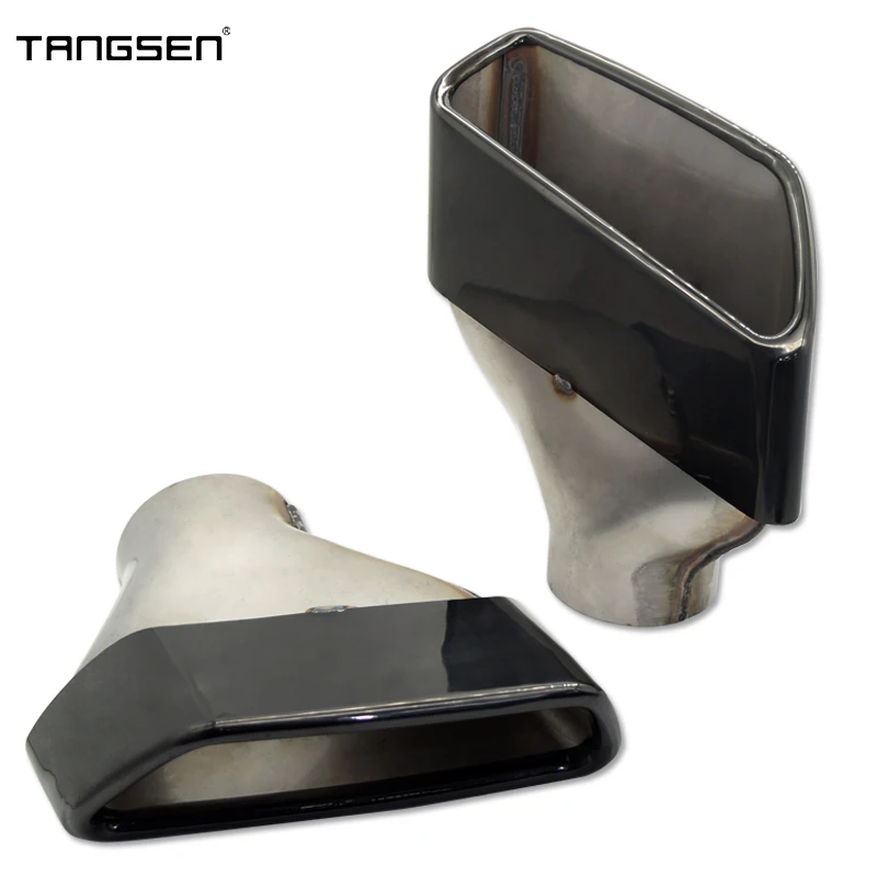 For BMW G30 G31 G32 2017+ Stainless Steel Exhaust Tip Car Muffler Tip Square Tailpipe Exhaust System Nozzle