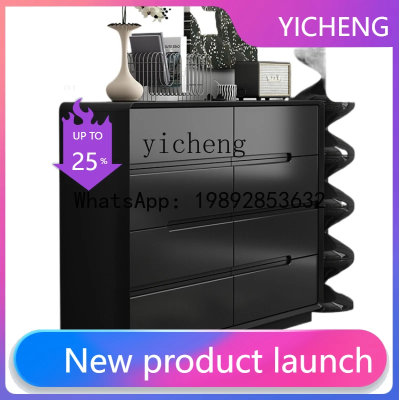 

Минималистичный шкаф из массива дерева, черный, для небольшой квартиры, ультратонкий, ультраузкий, для хранения вещей в гостиной