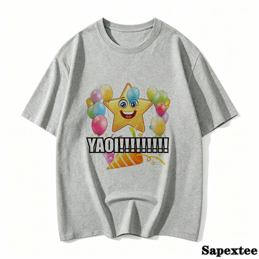 Gildan Pastel Yaoi Camiseta para Homens Mulheres Filme Gráfico Y2k Camiseta para Fãs Tendências Unissex Gráfico Unseix Tee