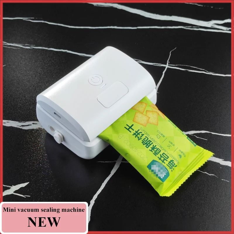 Mini Vacuum Sealing Machine Snacks Are Sealed And Moisture-Proof Kitchen Food Preservation Basketball Balloon Inflation