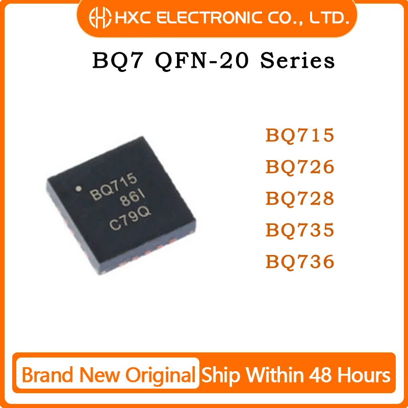 (5piece)100% New BQ715 BQ726 BQ728 BQ735 BQ736 BQ24715 BQ24726 BQ24728 BQ24735 BQ24736 QFN