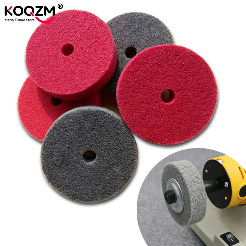 

3Inch/75mm Grinding Wheel 1pc Polishing Wheel Nylon Buffing Wheels For Polishing Metal Wood Plastic Power Tool Accessories