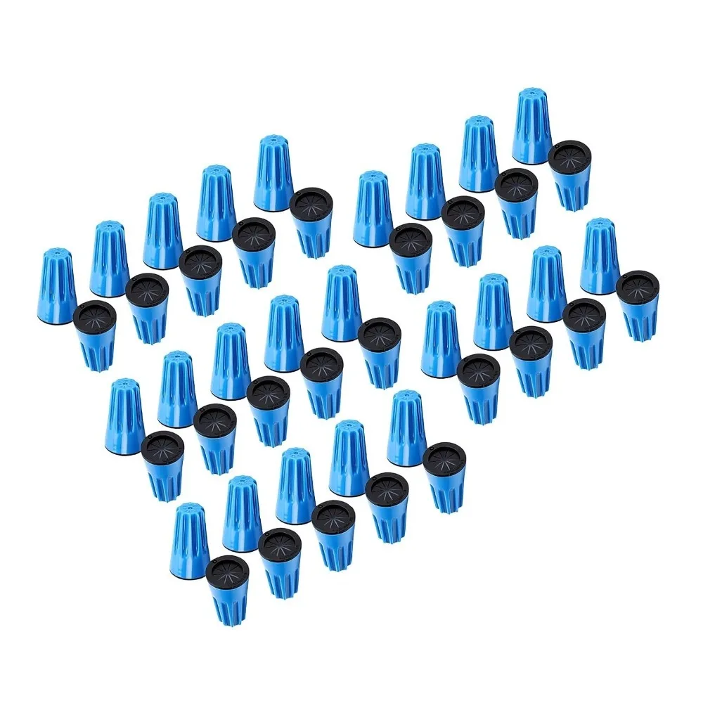 50pcs IP65 Rated Twist Lock Wire Connectors UL Listed Silicone Material Electrical Wire Connector Waterproof Design