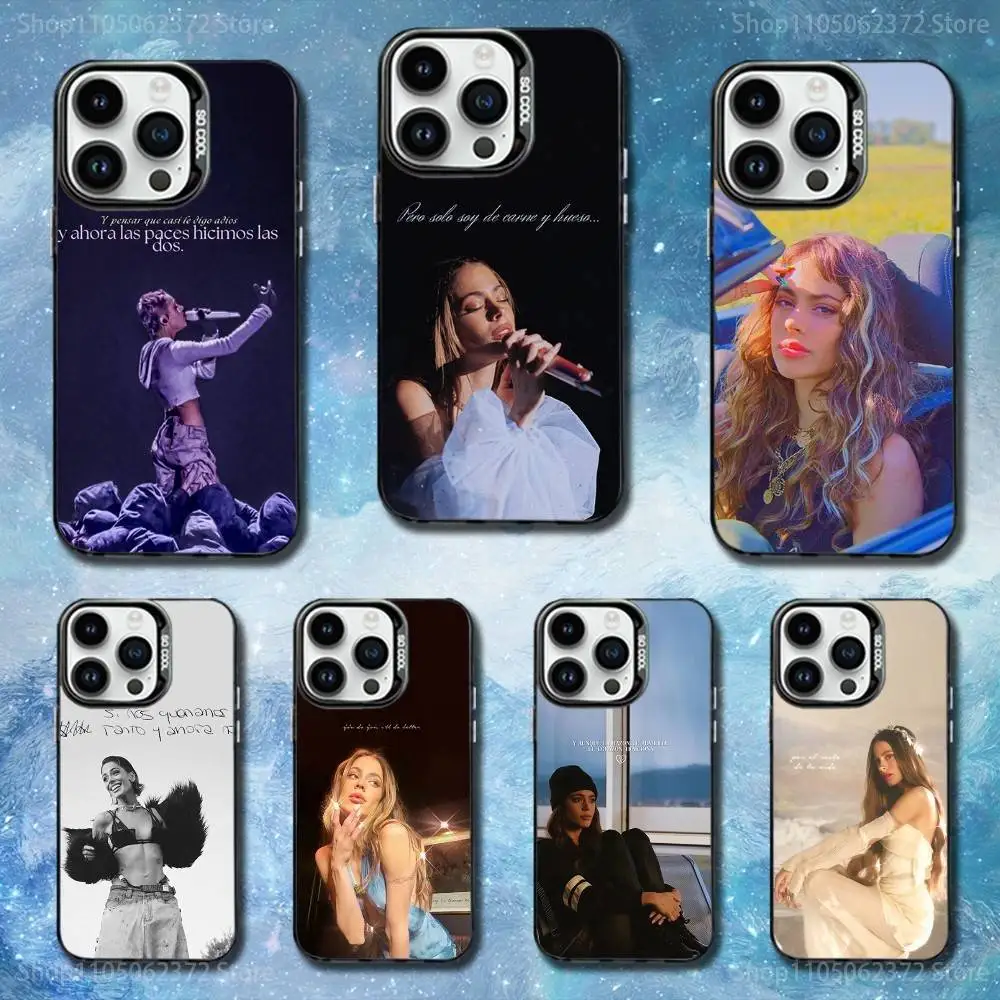 

Singer T-Tini S-Stoessel Hot Phone Case For iPhone 11,12,13,16,14,15,Mini,Pro,XS,MAX Black Matte Shockproof Cover
