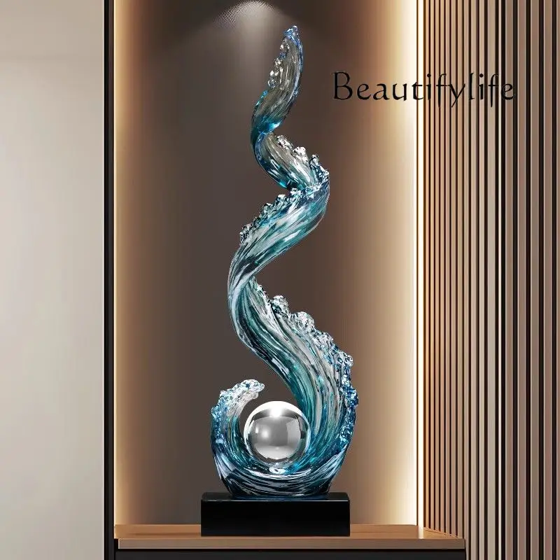 

Family Feng Shui Decoration Ornament Senior Sense Living Room Entry Hotel Art Sculpture Decoration Home Decor