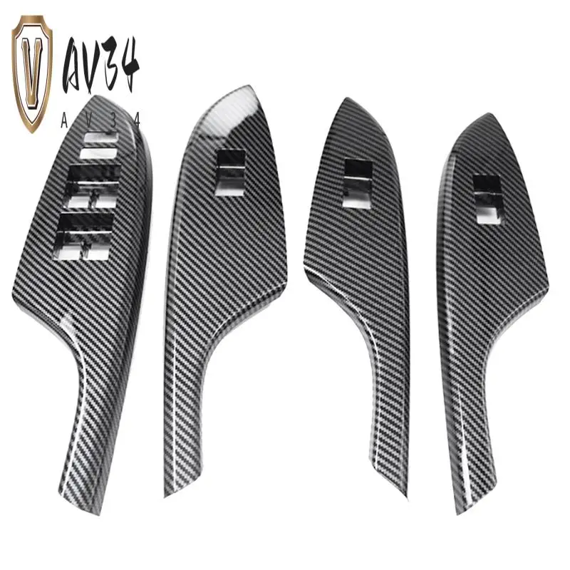 

AV34-Car Window Switch Panel Door Handle Armrest Trim For Toyota Corolla 2006-2013 Window Lift Cover Trim