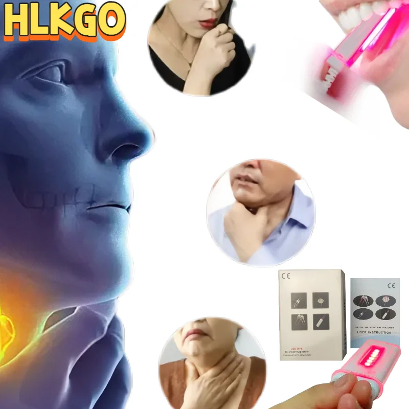 

Professional Red Light Laser Therapy Device, LLLT Equipment for Fast Oral Ulcer Canker Sore Healing and Sore Throat Relief
