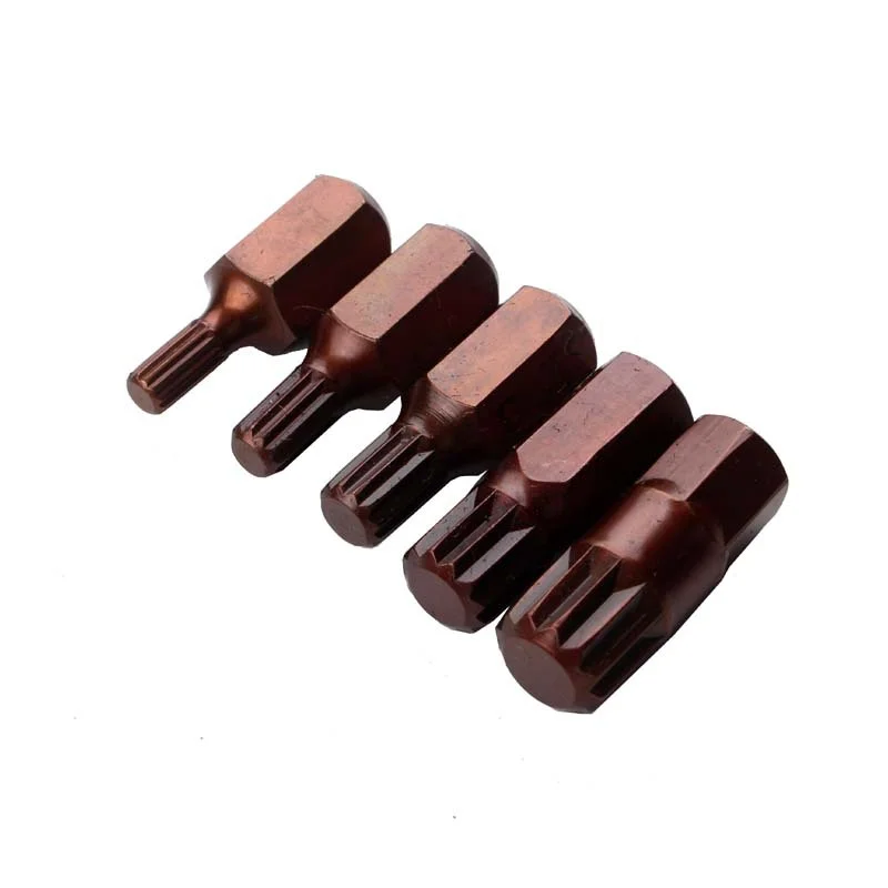40-Piece Set of Hexagonal Batch Heads Auto Repair Tools Star Pattern Screwdriver Set 40 Batches