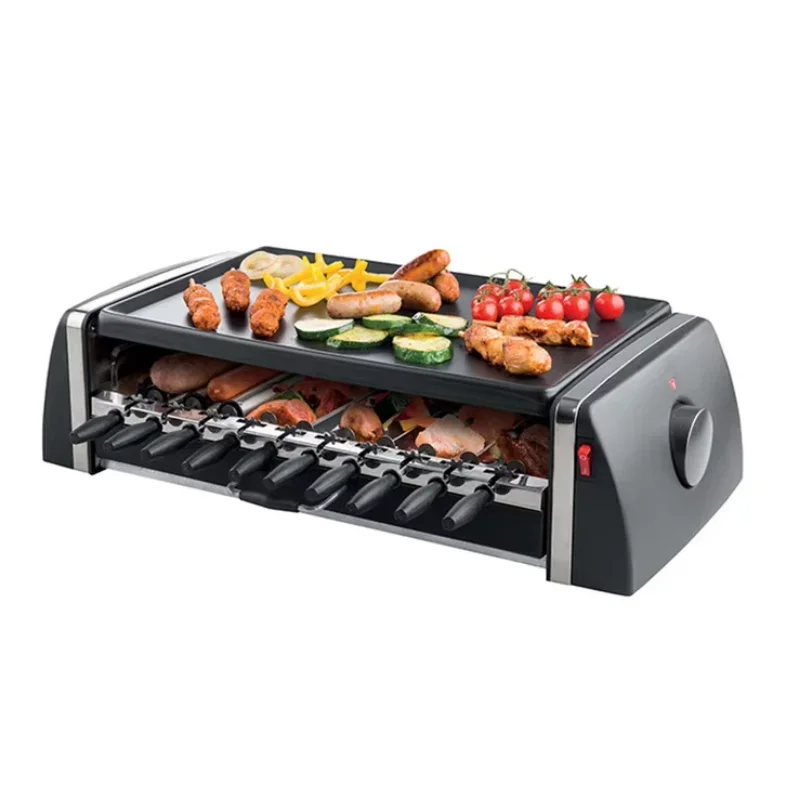 Korean Table Grill Rotating Household Mini Skewer Grill Machine Automatic