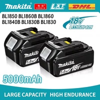 100% Original 18V 5.0Ah rechargeable battery for makita replace battery for makita Tool DTW285 DTW700 DUC150Z