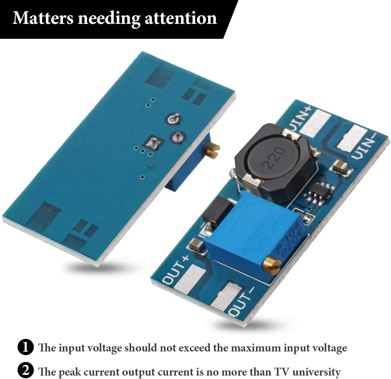 5 قطعة MT3608 DC-DC تصعيد دفعة محول طاقة 2A وحدة قابل للتعديل تصعيد الجهد المنظم مجلس 2-24 فولت إلى 5 فولت-28 فولت الناتج
