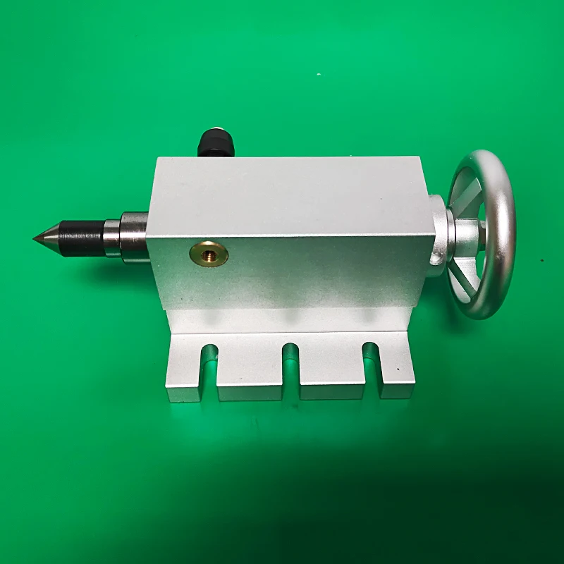 Center Height 100MM Tailstock Live Center MT2 for Rotary 4th A Axis Wood Router Engraver CNC Milling Machine