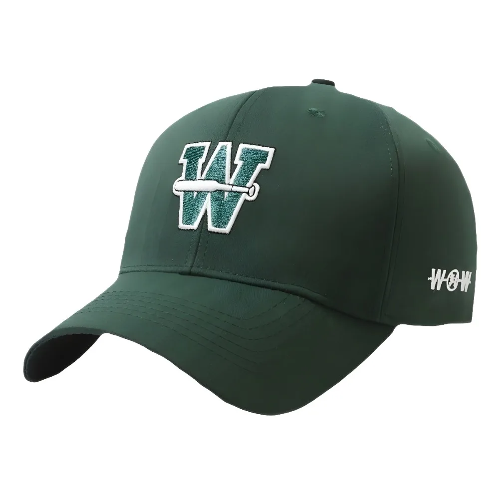 

Fashion Cotton Hip Hop Sunscreen Hats Adjustable Letters W Letter Trucker Cap Versatile Anti-UV Sport Baseball Caps Travel Beach